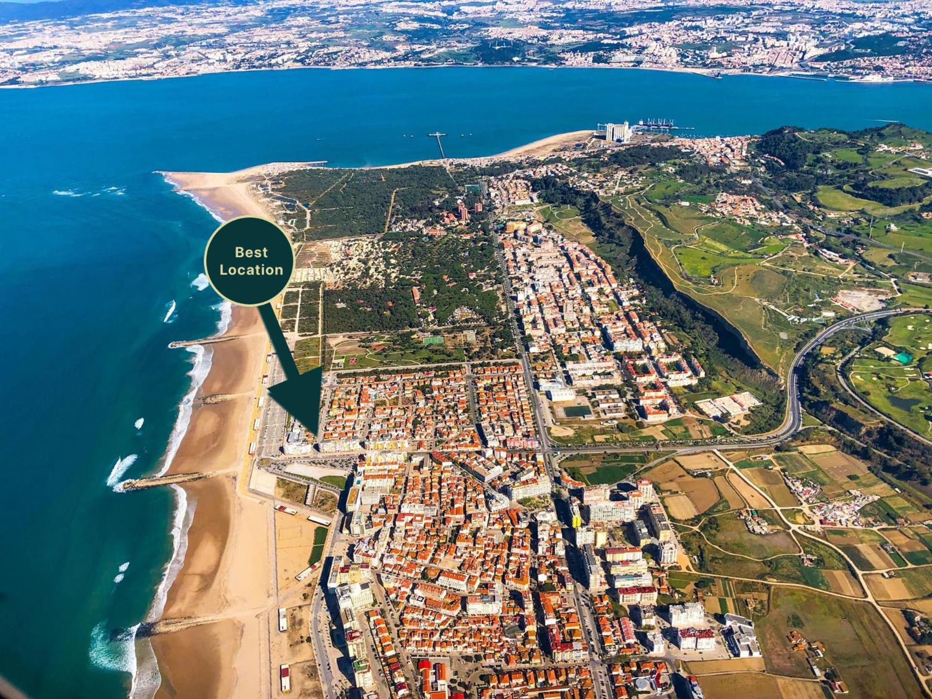 Sea View & Sundown, 150M From The Beach And Surf Spots Costa da Caparica Esterno foto